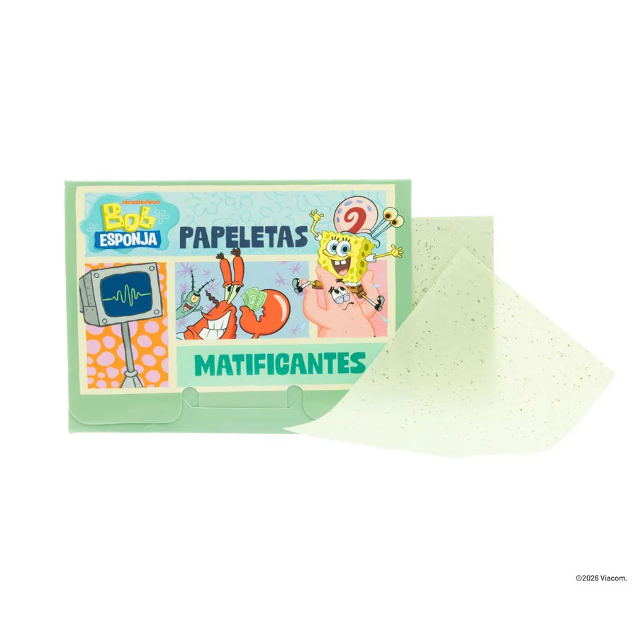 PALELETA MATIFICANTE BOB ESPONJA