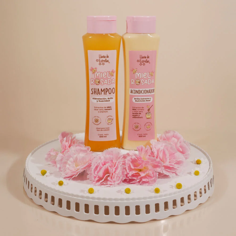 SHAMPOO Y ACONDICIONADOR MIEL